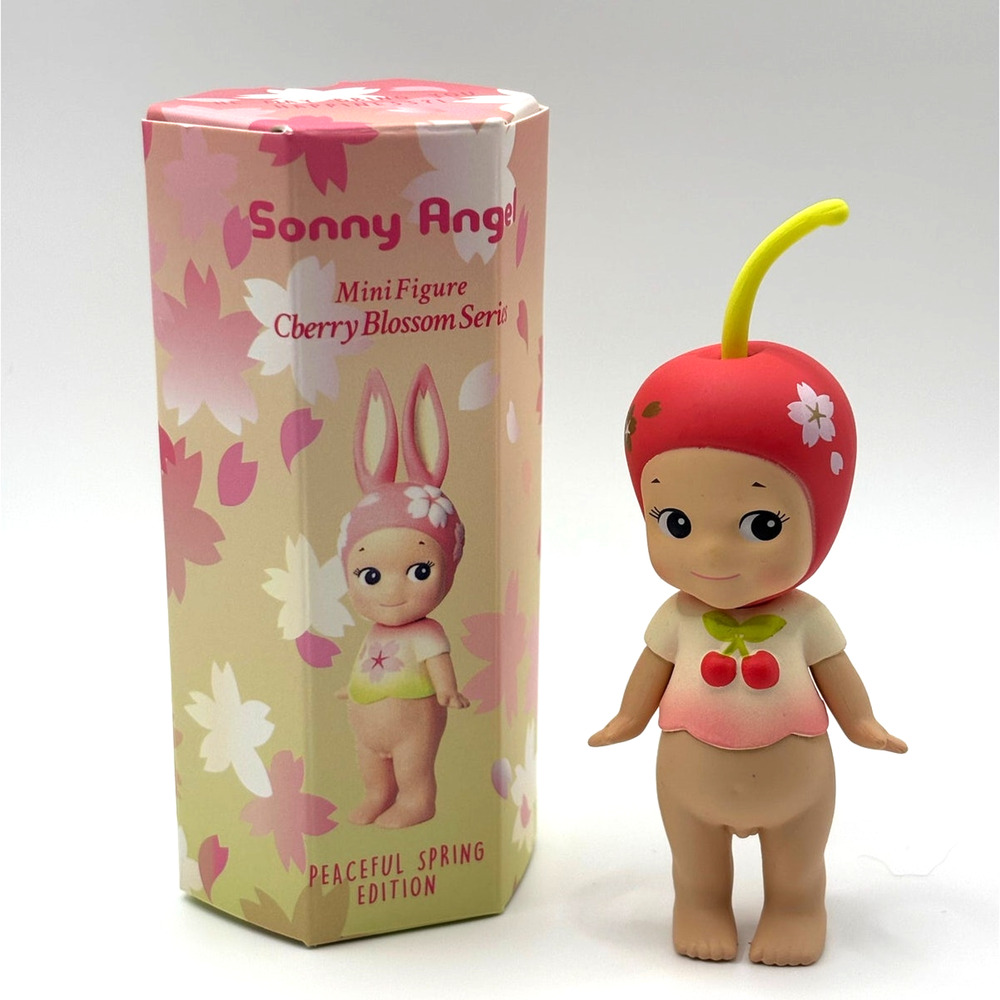 New Kewpie/Angel Mini Figure in Spring Cherry Costume, Open Blind Box